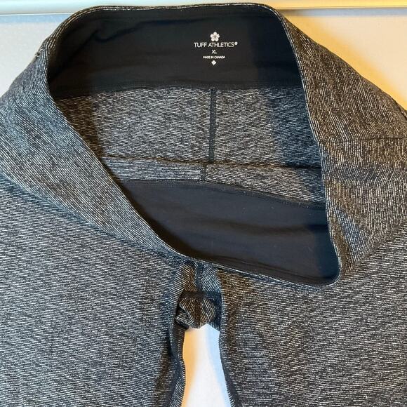 Tuff Athletics Women Leggings size XL Full length Mid Rise Stretchy Gray - Picture 7 of 11